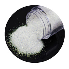 Iridiscencia Glitter Glitter White Polvo Cristal Glitter Powder para uñas